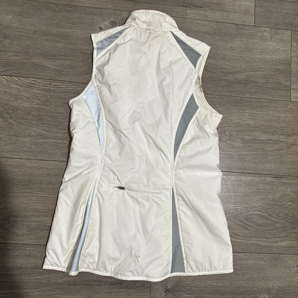 Athleta Wind Sprint Vest Black White Reflective Pockets Sz 2XS - Picture 3 of 6